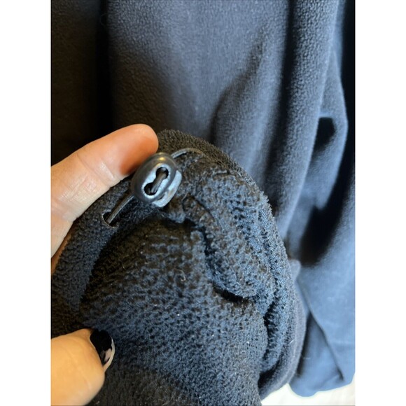 Chicago Blackhawks 1/4 Zip Fleece Pullover Mens Extra Large Black Pullover NHL - Picture 7 of 10